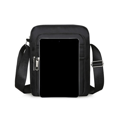 Waterproof Men Crossbody Bags Male Nylon Shoulder Bags Boy Messenger Bag Man Handbags For Travel Casual Large Satchel Grey Bags