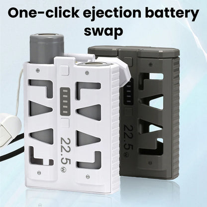 2x 21700 Power Bank Box DIY Kit 22.5W Fast Charging Dual Mode Battery Case One-Click Battery Swap Phone Charging Not Batteries