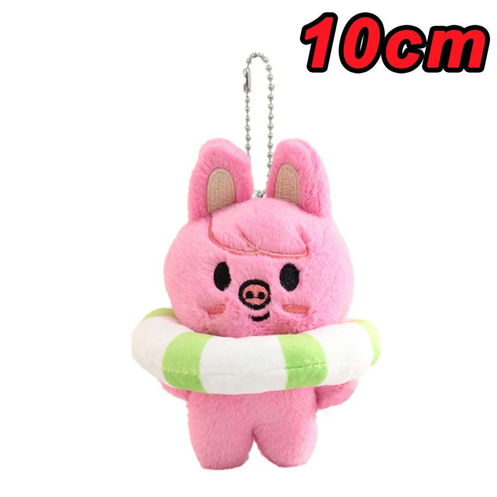 Staykids Plush Mini Keychain Pendant New SKzoo Plush FM Field Week 5cm Plush Cartoon Cute Pendant Birthday Toys