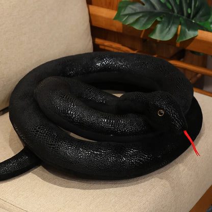 Stuffed Snake 300cm Real Life Snake Plush Toy Giant Boa Cobra Simulation Long Snake Plush Doll Creative Decor Birthday Gifts