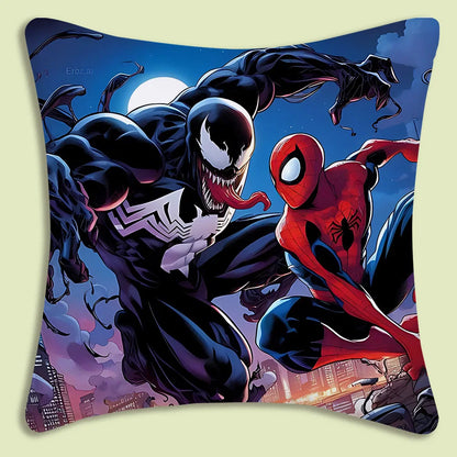 Spider-Man mascot Pillow Covers Cartoon Sofa Decorative Home Double-sided Printing Short Plush Cute Cushion Cover