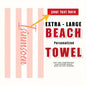 Personalized Striped Beach Towel Custom Name/Logo Microfiber Towel Thin Quick Dry Absorbent for Beach Swimming Yoga Bath Sports