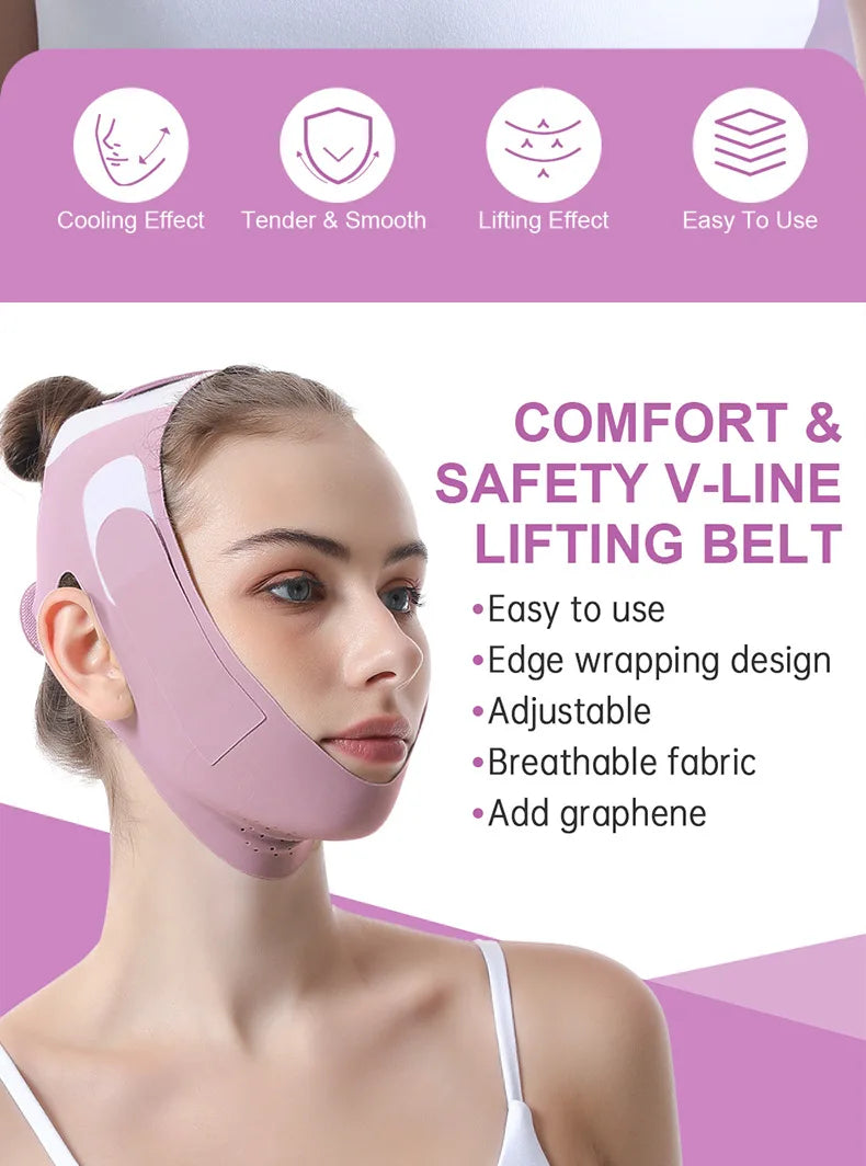 Breathable Face Slimming Bandage V Line Face Shaper Chin Cheek Lift Up Belt Anti Wrinkle Facial Massager Beauty Skin Care Tools