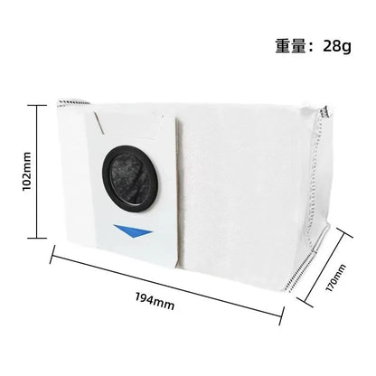 For Ecovacs Deebot X1 OMNI/TURBO,T10 OMNI/TURBO/X1S PRO Dust Box,Main Side Brush,Hepa Filter, Mop Rag Dust Bags Mop Cloths Parts