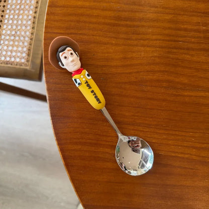Toy Story 5 Spoon Fork Cutlery Set Woody Buzz Lightyear Jessie Forky Alien Cartoon Character Birthday Christmas Gift For Fans