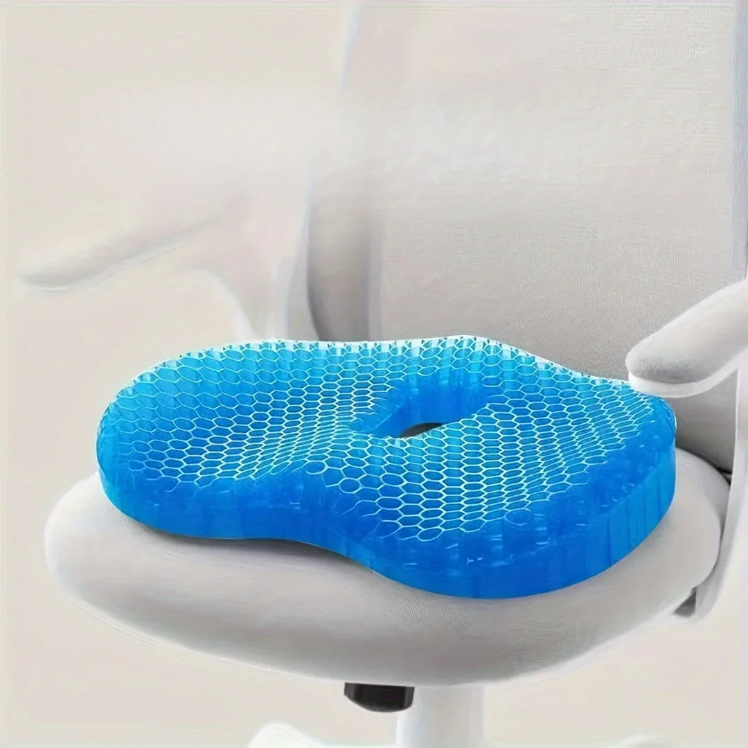 Gel U-shaped Seat Cushion, Comfortable Soft Ergonomic for Long Sitting, Multifunctional Chair Cushion