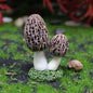 2Pcs Creative Garden Decor Artificial Gift Simulation Mushroom Statue Resin Home Decoration