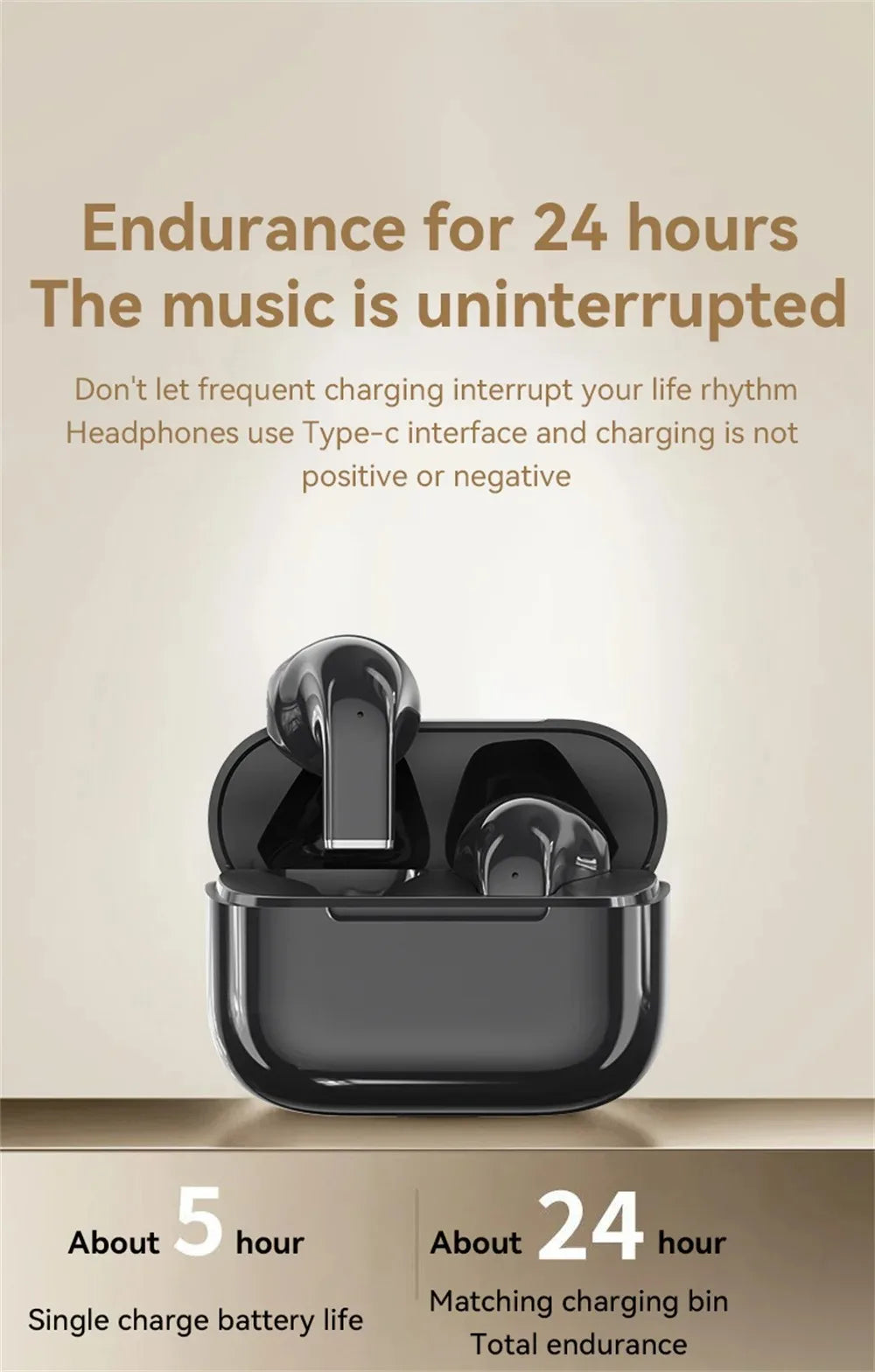 New Arrival True Wireless TWS In Ear Headphones Dynamic Sound Noise Cancelling Bluetooth Earbuds Long Battery Life Sports