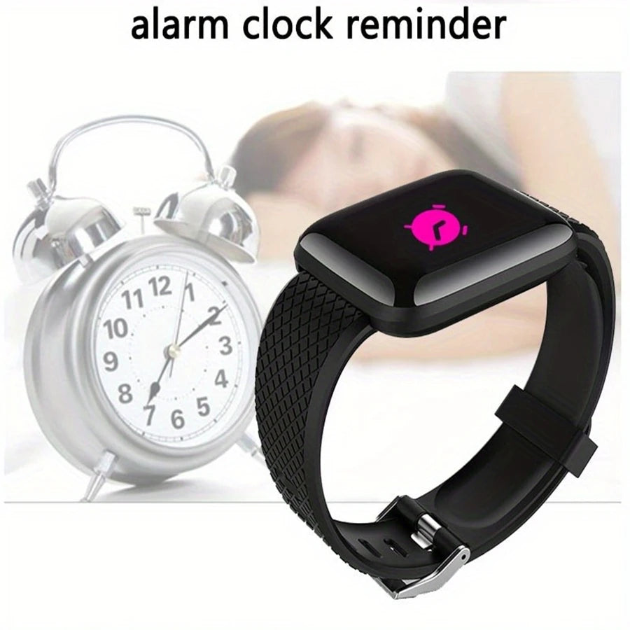 D13 Smart Watch Men Women 116 Plus Sports Mode Running Track Fitness Smart Band Message Reminder Smart Bracelet For Android IOS