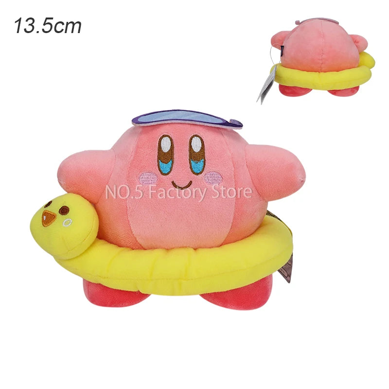 Cute Multicolor Kirby Plush Toy Kawaii Anime Star Kirby Sword Kirby Waddle Doo Elfilin Stuffed Doll Peluche Birthday Gifts