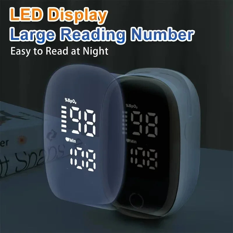 Finger Pulse Oximeter Medical Portable blood oxygen oxymetre Heart Rate Saturation Meter OLED Oximetro de dedo LED Display