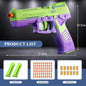 USP Soft Bullet Toy Pistol Shell Ejecting Continuous Firing Empty Hanging Design Outdoor Interactive Game Toy for Kids Gift