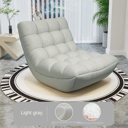 Modern Lazy Sofa Single Sofa Chair Convertible Leisure Bed Small House Living Room Balcony Comfortable Couch Seat Adult Chair