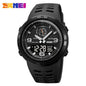 SKMEI  Outdoor Sports Men's Electronic 1655 Watch Dual Display Multi functional Waterproof Student Exploration Watch