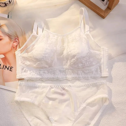 French Style Lace Strapless Bra For Women Large Bust Slimmer Minimizer Sexy Beautiful Back Soft Comfort Lingerie Size 34-44