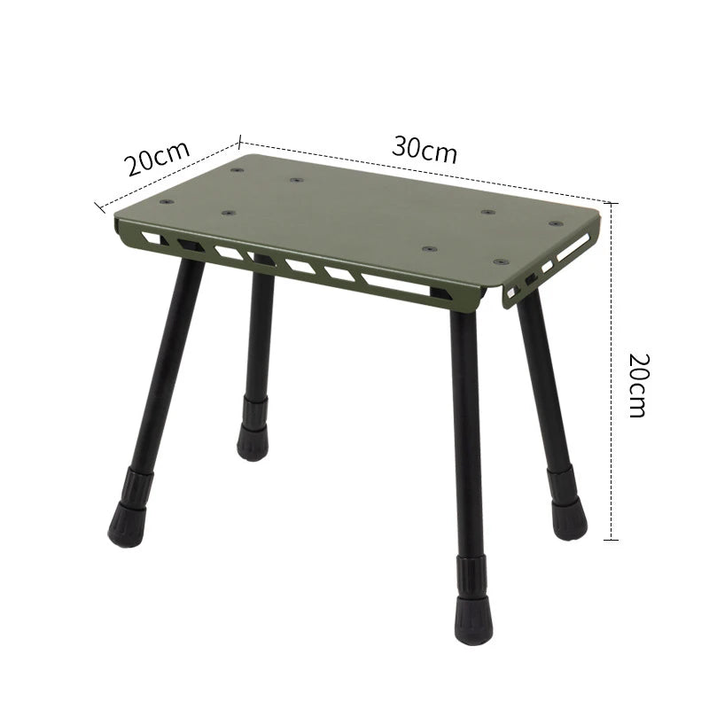 Outdoor Table And Chair Dual-Use Table, Liftable Portable Stool Outdoor Fishing Camping Chair Desk