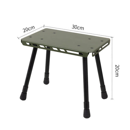 Outdoor Table And Chair Dual-Use Table, Liftable Portable Stool Outdoor Fishing Camping Chair Desk