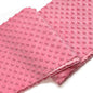 Minky Dot Fabric For Baby Comfort Blankets 1mm Pile Length Polyester Single Sided Swaddle Baby Crying Comfort Plush Fabric