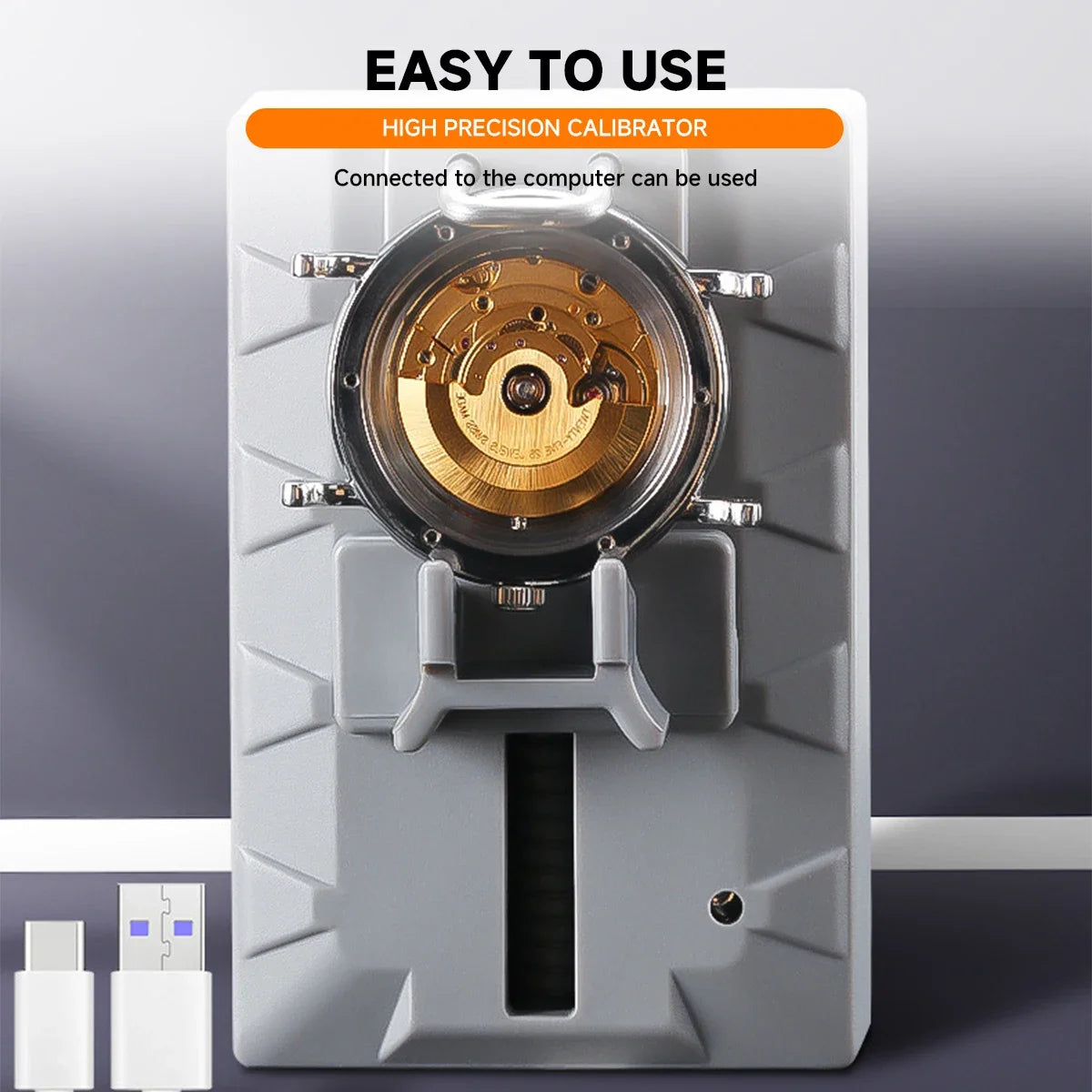 Watch Timegrapher Tester Mechanical Watch Calibration Detection Watchmakers Repair Tools Used with PC Cellphone