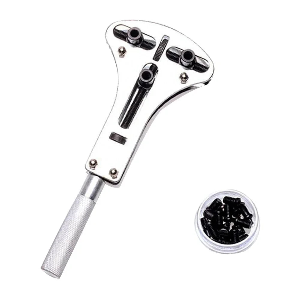 147-Piece Watch Opener Repair Tool Kit Clock Maintenance Hardware Set for Watch Repair Open Back Strap Removal