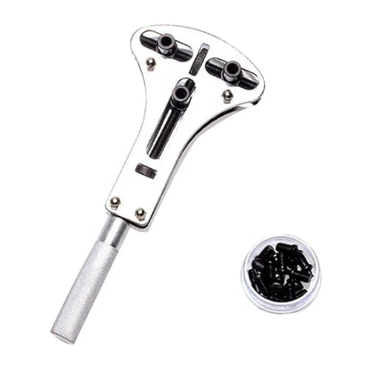 147-Piece Watch Opener Repair Tool Kit Clock Maintenance Hardware Set for Watch Repair Open Back Strap Removal