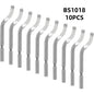 Metal Deburring Tool Kit Burr Remover Hand Tool Anti-Slip Handle with 10pcs Sharp Deburring Blades for Copper Wood Plastic