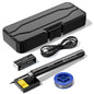 USB Portable Intelligent Electric Soldering Iron Multifunctional Soldering Welding Pen with 300-400℃ Temperature Adjustment