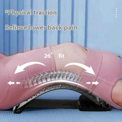 Device Stretch Lumbar Spine Relieve Nerve Compression Magnetic Massage Lumbar Vertebrae Back Corrector 1PC Lumbar Back Soothing
