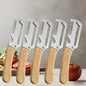 Kitchen Peeler Stainless Steel Vegetable Peeler with Wooden Handle for Peeling and Slicing Fruits and Vegetables Kitchen Tool