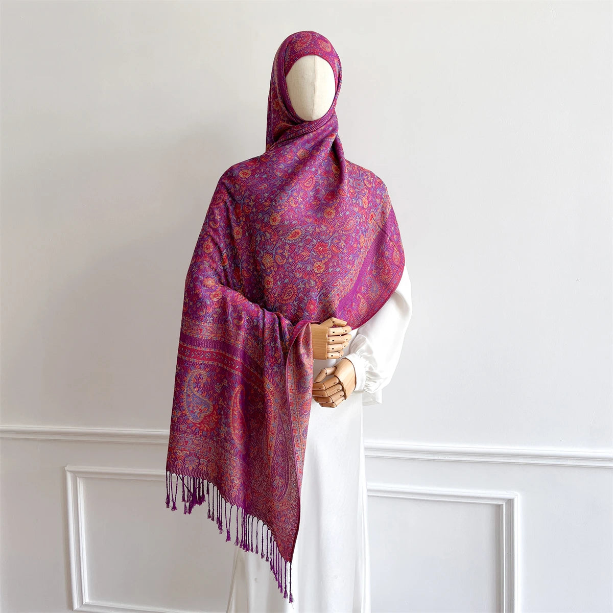 Luxury Winter Scarf Women Cashmere Warm Pashmina Brand Foulard Female Shawls Wraps Thick Soft Bufanda Poncho Scarves Stole 2025