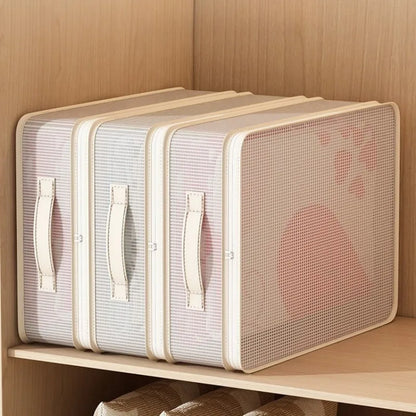 Home Bed Sheets Duvet Covers Thickened Sorting Bags Wardrobes Cotton Quilts Clothing Compartments Dust-proof Storage Bags