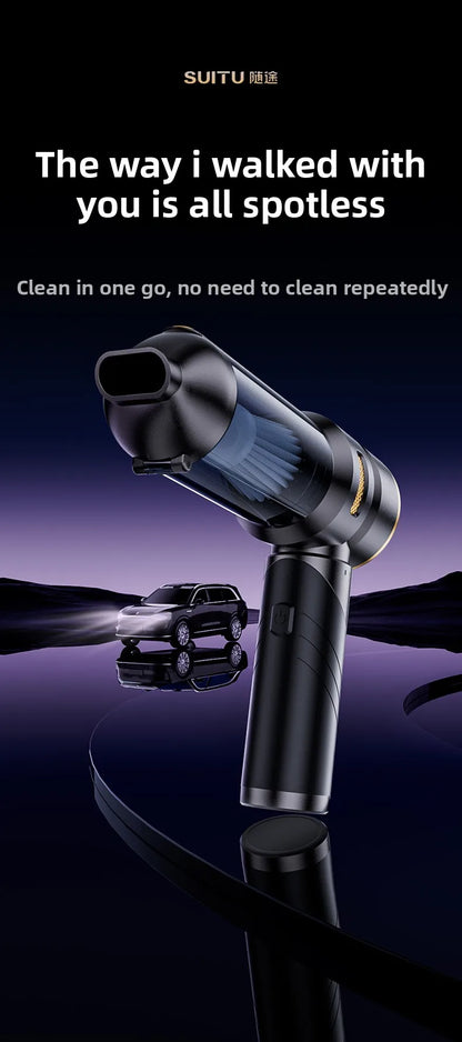 Portable Wireless Handheld Car Vacuum Cleaner Brushless High Power Air Duster Cleaner For Vehicle And Household Appliance