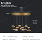 Modern Restaurant Pendant Lamp for Villa Dining Table Bar Kitchen Island Hanging Light for LED Glass Dining Room Chandelier