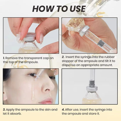 Peptide Intensive Lifting Ampoule Deep Collagen Face Firming Moisturizing Serum Glass Skin Tightening Hydration Korean Skincare