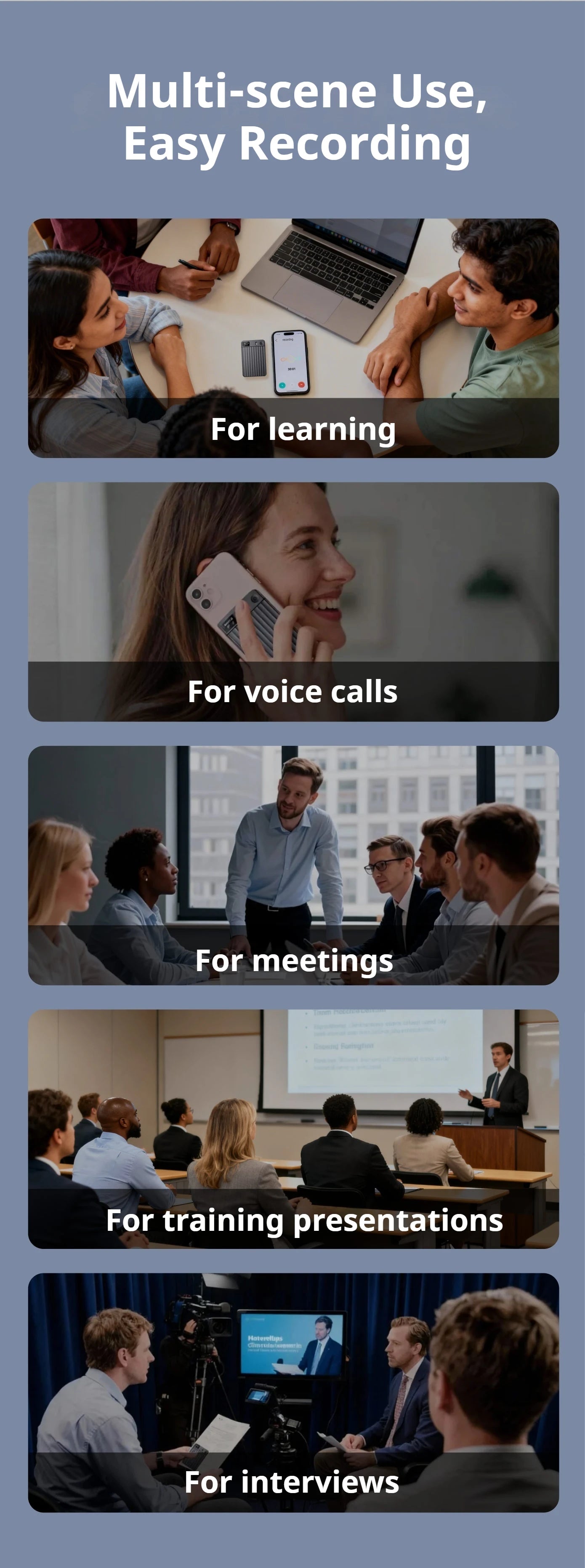 LIGE AI Voice Recorder GPT Intelligent APP Control Audio Mind Map Real Time Transcription Translate Summary Phone Call Recording