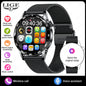 LIGE Full Touch Smartwatch Outdoor Military Smart Watch 1.38" HD Screen Bluetooth Call IP68 Waterproof Sport Fitness Watches Men