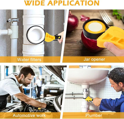6inch Multifunctional Belt Wrench Oil Filter Puller Strap Spanner Chain Wrench Strap Opener Adjustable Disassembly Tool