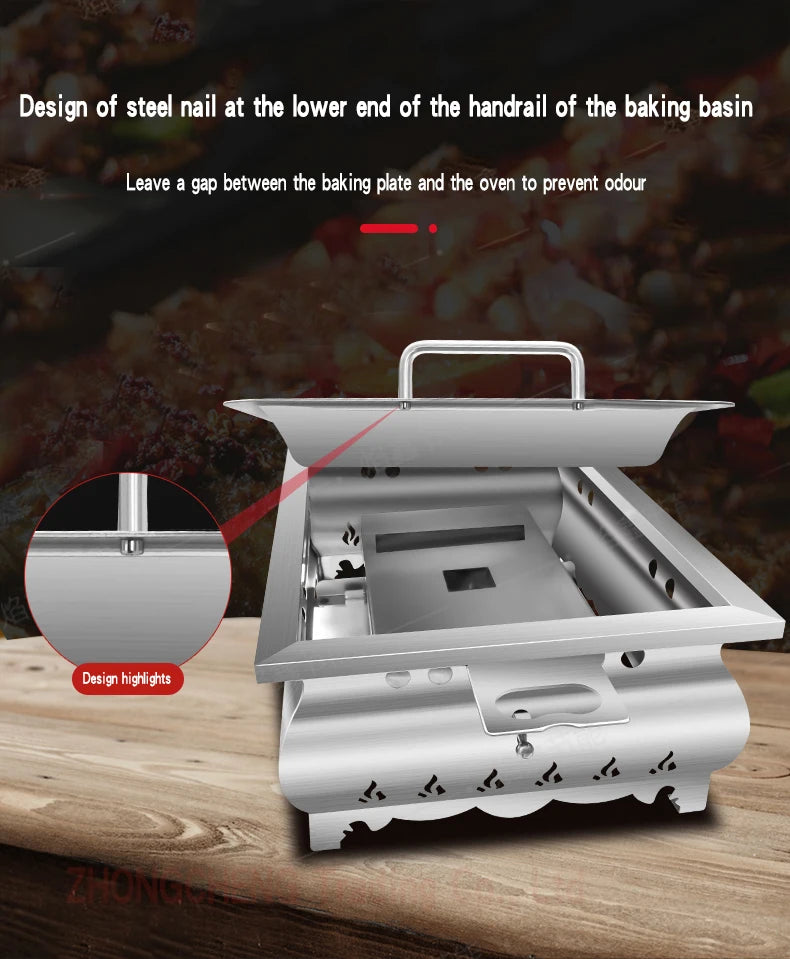 New Fish oven commercial and household thickened stainless steel paper wrapped fish pan