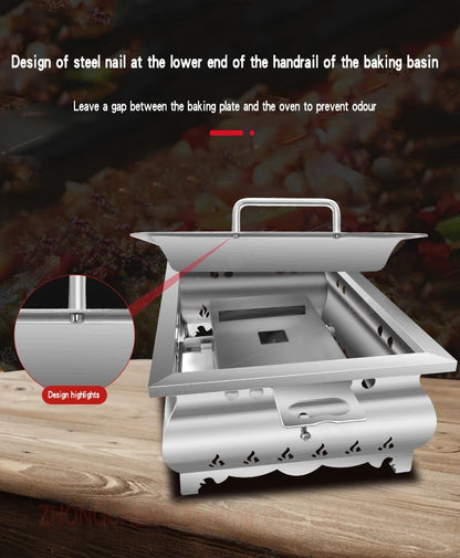 New Fish oven commercial and household thickened stainless steel paper wrapped fish pan