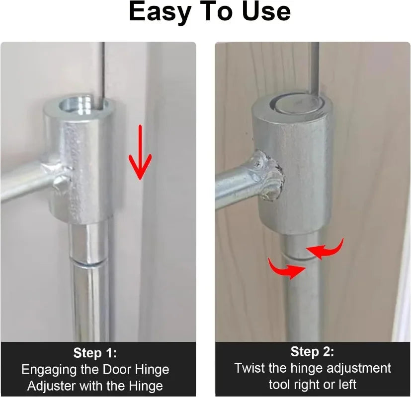 Double Head Door Hinge Repair Spanner Labor-Saving Wrenches Hinge Gaps Adjusting Wrench for Home Assembly Maintenance Hand Tools