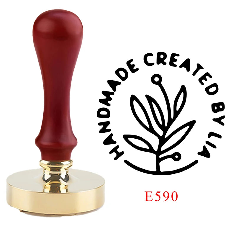 Logo Customize Clay Seal Set -22/25/30/35/40/50mm Customizable Pottery Design Craft Tool for Pottery Ceramic Custom Letter Stamp