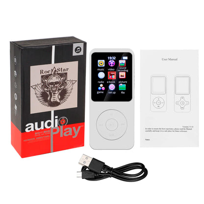 Portable MP3 Player 1.8 Inch Screen Walkmen HIFI Bluetooth Compatible E-Books Recording  Bluetooth Wifi Pplayer FM Radio Player