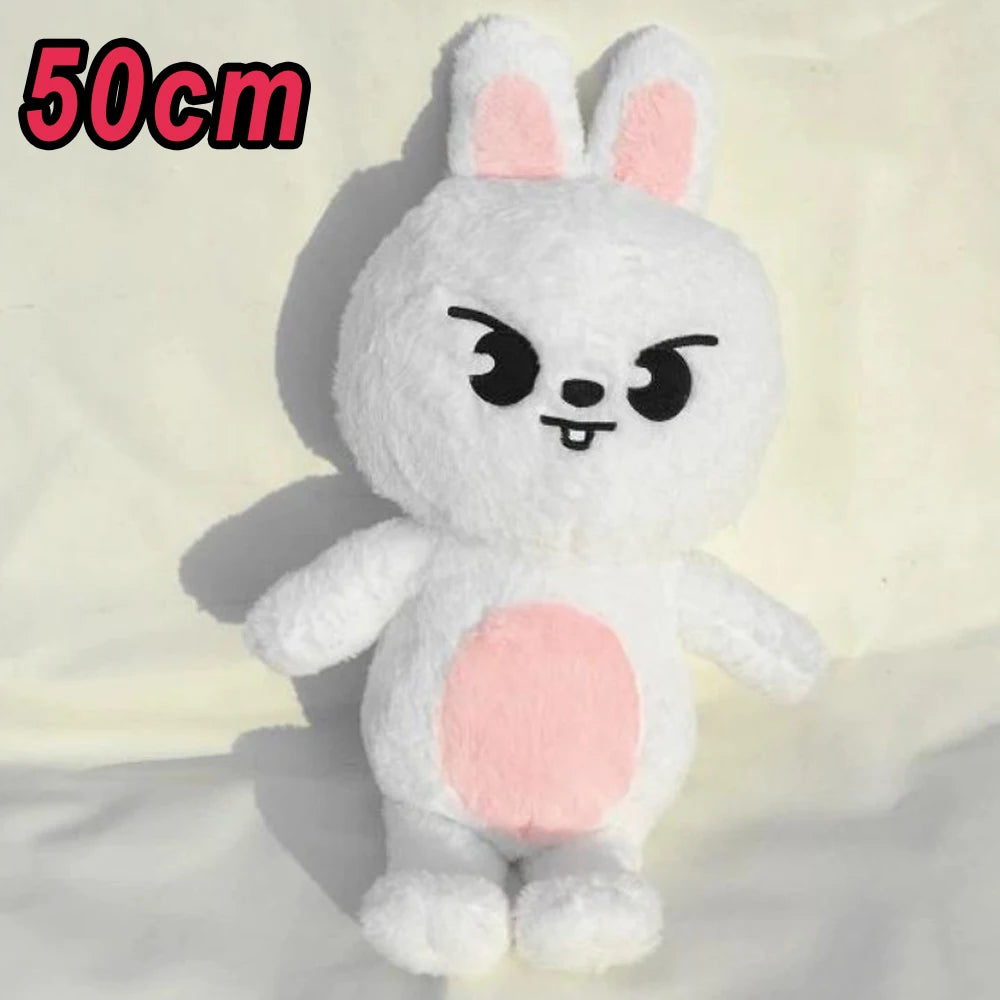 *SKZOO Kpop Plush Toys,Wolf Bear Foxes Duck Cartoon Cute Plush Animal Backpack Dolls, Large Messenger Bag, Throw Pillow, Gift