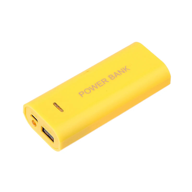 Portable Power Bank Case DIY 2Cell 18650 Battery Box For Smart Phone Charge 5V 1A For 18650 Battery With Indicator Light