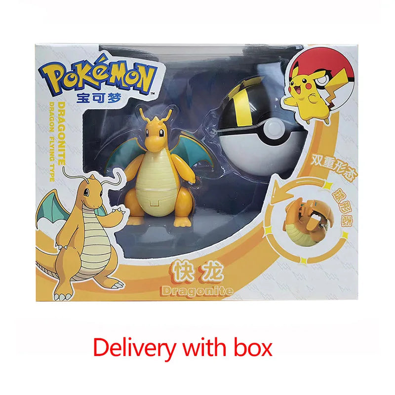 22 Kind Pokemon Ball Figure Pokeball Mewtwo Poke Pikachu Charizard Gyarados Venusaur Pawmi Quaxly Fuecoco Elf Toy Set Kids Gift