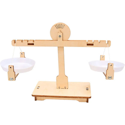 STEAM Experiment Kit Wooden DIY Toy Building Kit Hand‑Assembled Physical Science Model Science Lesson Aid For Kids 6‑14 Years