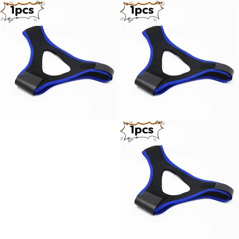 1-4pcs Triangular Chin Strap Anti Snoring Belt Mouth Guard Gifts for Women Men Better Breath Health Snore Stop Bandage Sleep Aid