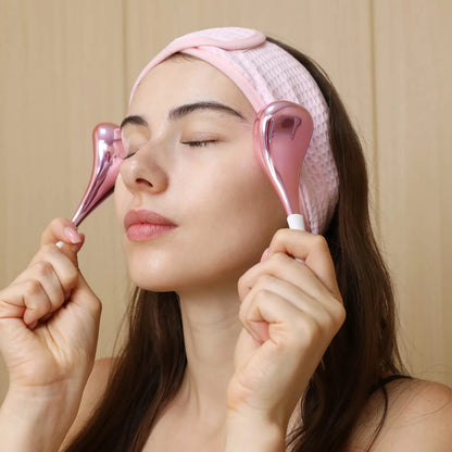 Face massage stick ice hockey, cosmetologist's auxiliary massage tools, facial mask massager, ice roller cooling massage tools