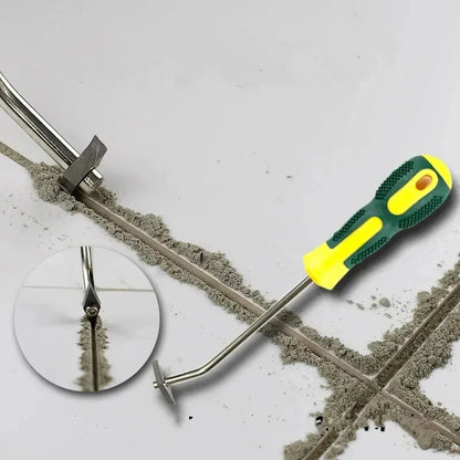 Replaceable Ceramic Tile Grout Remover Tungsten Steel Tiles Gap Cleaner Drill Bit for Floor Wall Seam Cement Cleaning Hand Tool