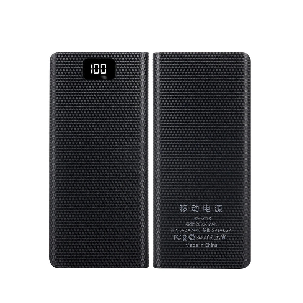 DIY 18650 Power Bank Case External 5V USB Type C Battery Charge Storage Box Shell Without Battery For iPhone Xiaomi Huawei